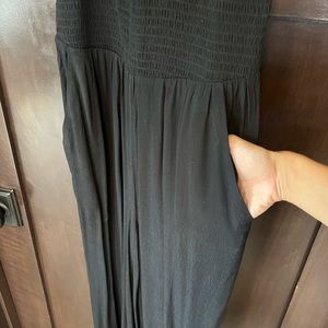 Loft black jumpsuit with pockets
